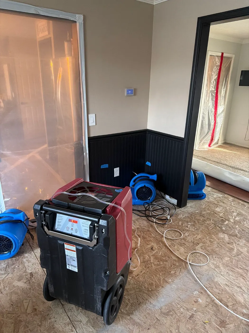 Water damage restoration by Mount Comfort Water Restoration near Greenfield, IN
